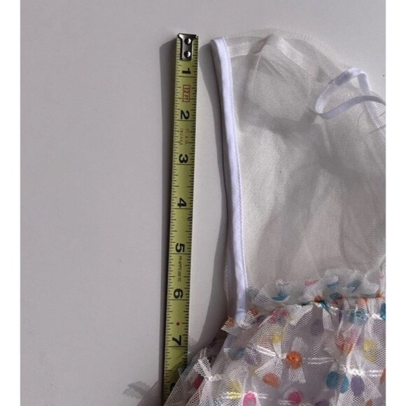 Norstrom Dot Top White Multicolor Dotted Sleeveless Women’s Sz Small NWT - Picture 7 of 13